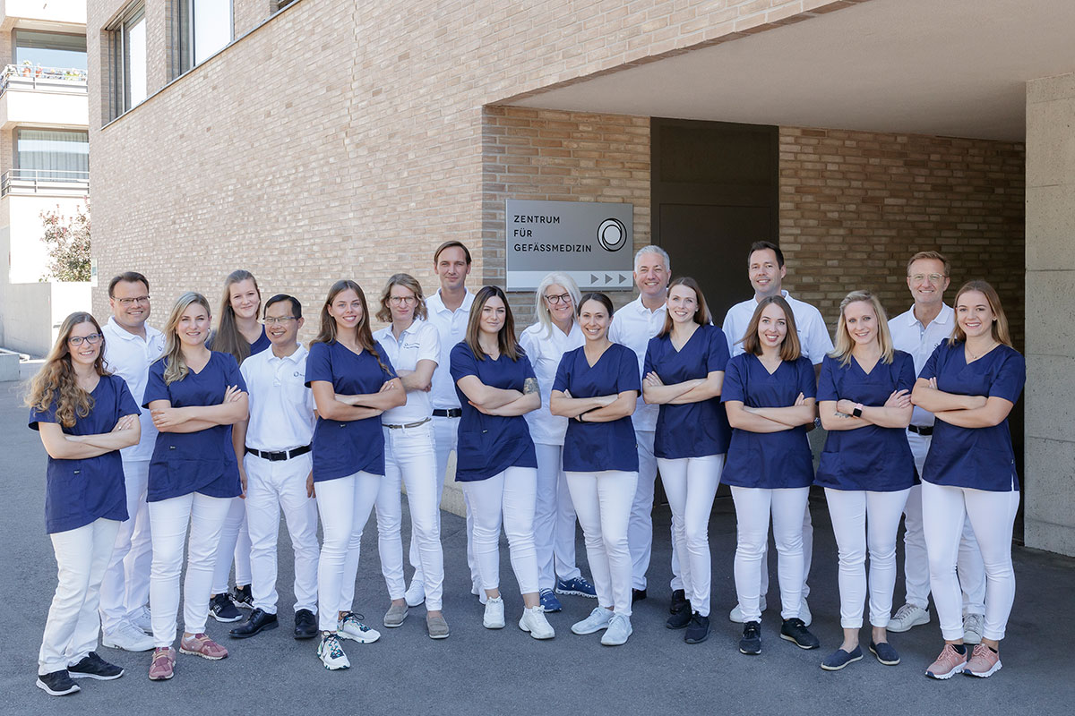 Teamfoto des Zentrums für Gefässmedizin Teamfoto des Zentrums für Gefässmedizin